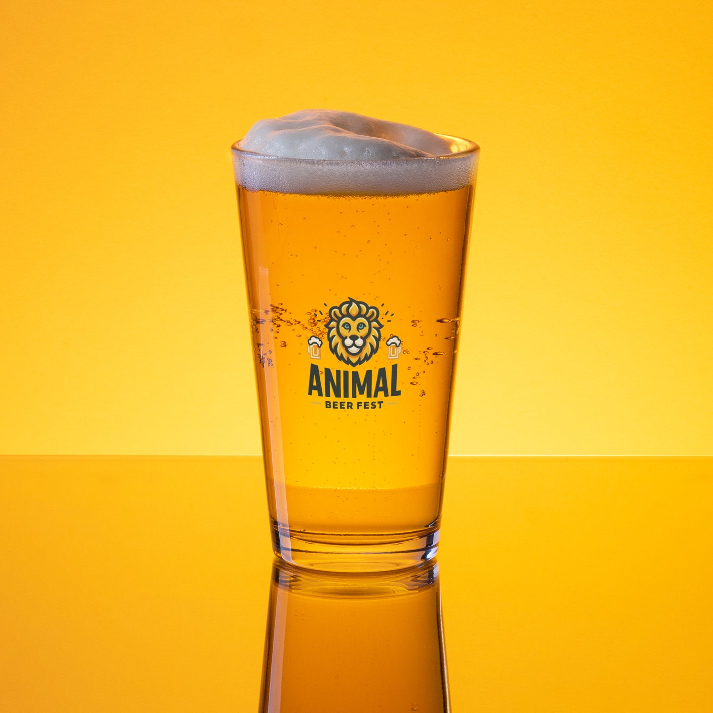 The Official Animal Beer Fest - Pint Glass